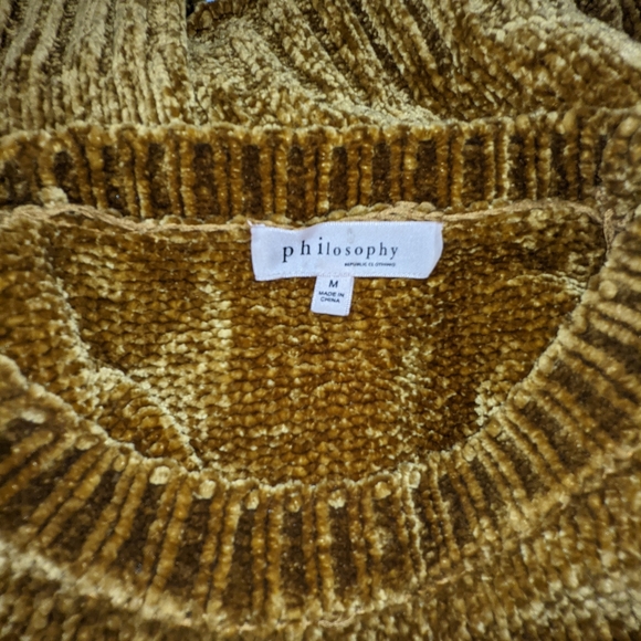 Philosophy Sweater 🧡💛 medium - Picture 2 of 5